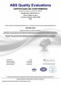 ISO 9001 SECURE&IT